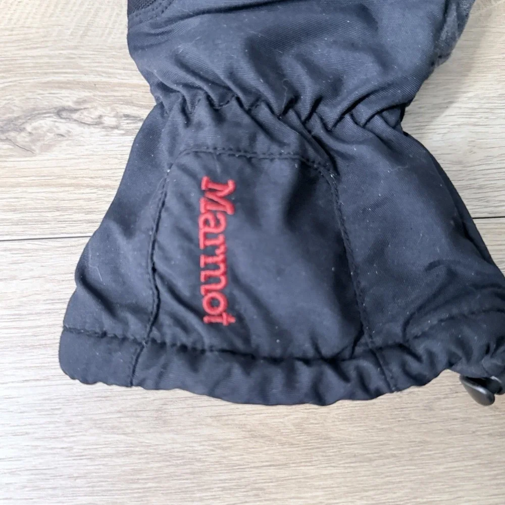 Marmot Black Winter Gloves Womens Ski Snow Outdoor Thermal Warm Grip Small‎